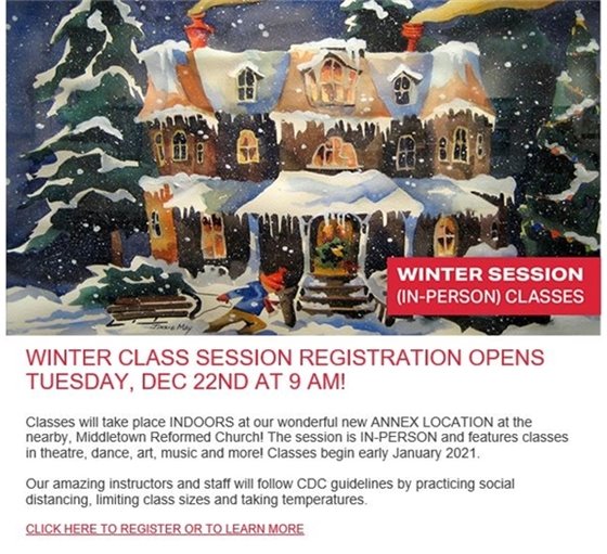MAC Winter Classes 