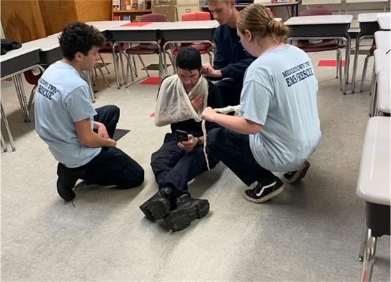 Photo of EMS Explorers competing