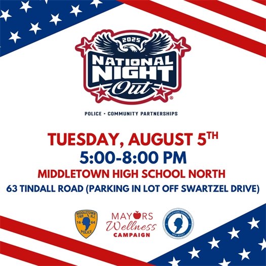 National Night Out 2025 Information Graphic