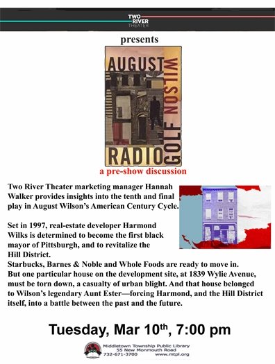 MTPL PRESENTS: August Wilson 