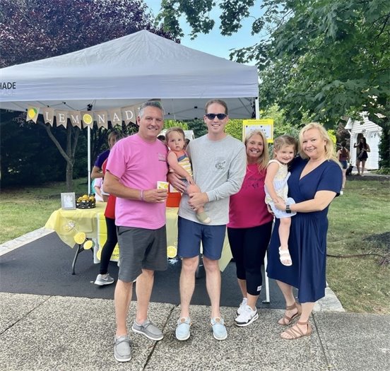 Mayor Perry and Monmouth County Surrogate Maureen Raisch with Lexi's family