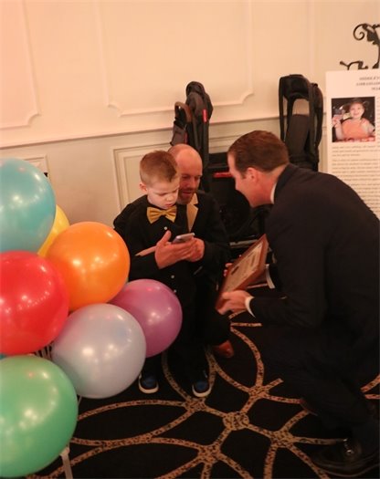 Photo of Mayor Perry and AJ Danville