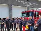 Blessing new fire truck 