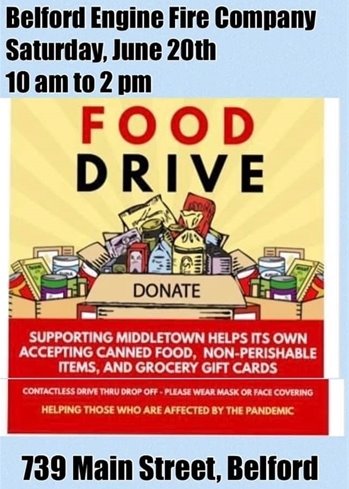 Belford Food Drive