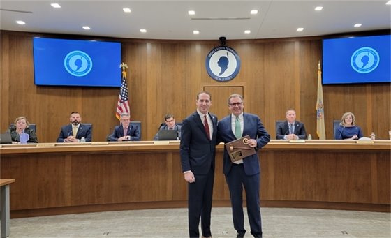 Mayor Perry and Judge Steven P. Monaghan