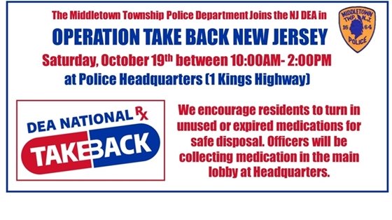 Operation Take Back NJ- October 19th