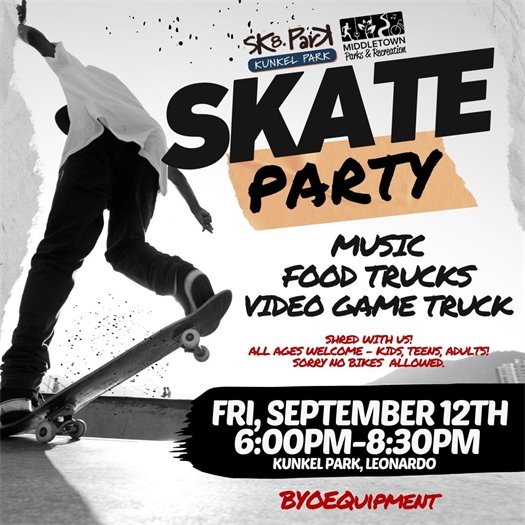 Middletown Parks & Recreation Skate Party