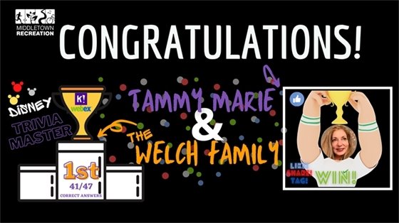 KAHOOTS Trivia Winner