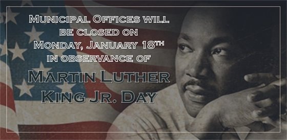Municipal Office Closed for MLK Day 
