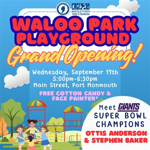 Waloo Park Playground Grand Opening