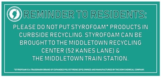 Styrofoam Reminder 