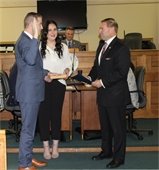 Tony Perry sworn in as Mayor. 