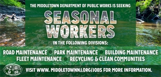 DPW Seasonal Workers Advertisement