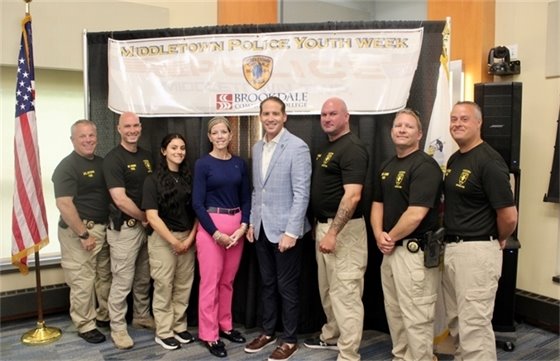 Police Youth Week Officers and Township Committee