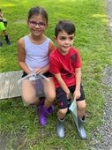 Committeewoman Pat Snell's Grandchildren at Guided Fossil Hunt
