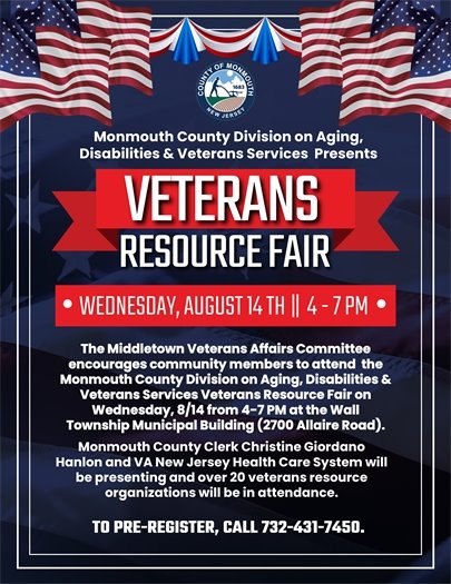 VAC Encourages Vets to Attend County Resource Fair 