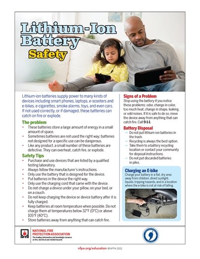 Lithium-Ion Battery Safety