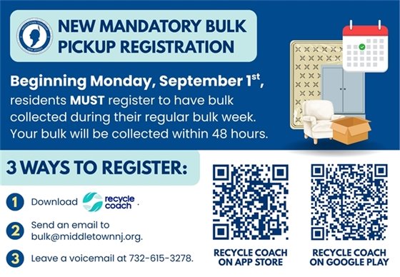 Front of Bulk Pickup Postcard