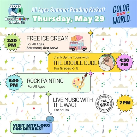 MTPL Summer Reading Kickoff