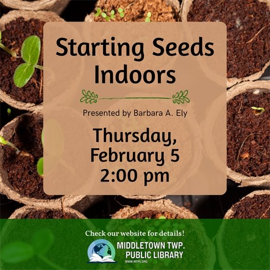 MTPL Starting Seeds Indoors