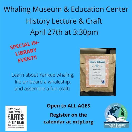 MTPL Whaling Lecture and Craft April 2021