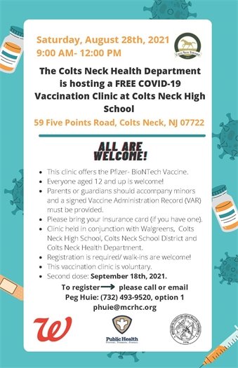 Colts Neck Vaccine Clinic