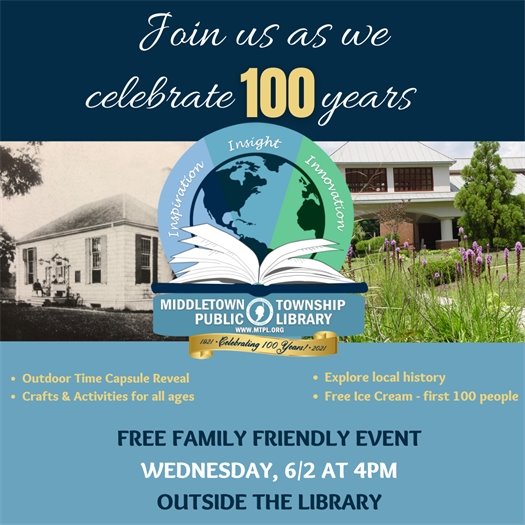 MTPL is celebrating 100 years on Wednesday, 6/2