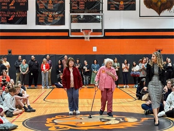 Photo of Anita walking