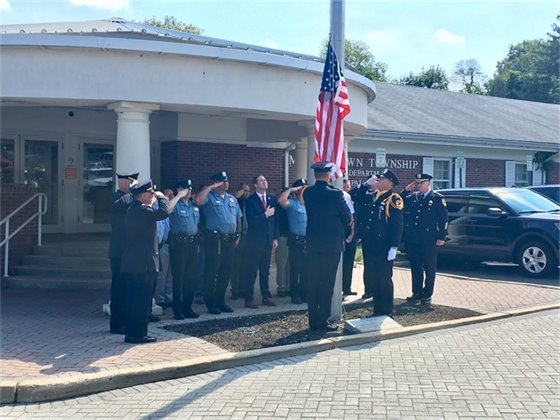 Flag Raising Ceremony for Detective Lieutenant Joseph Capriotti 