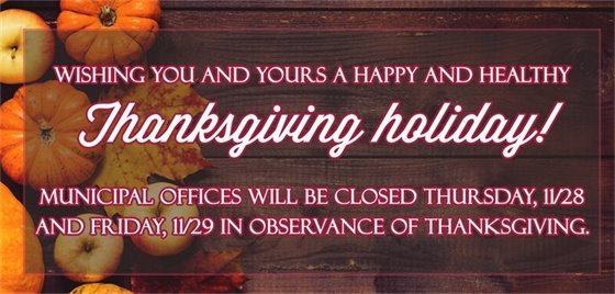 THANKSGIVING HOLIDAY