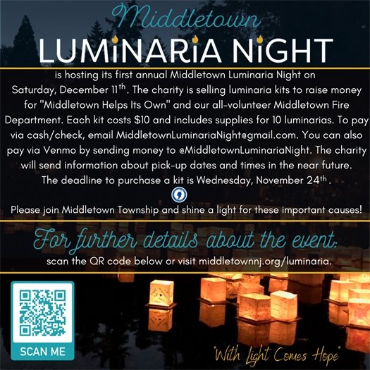 Middletown Luminaria Night