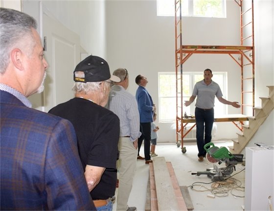 Photo from veterans housing tour