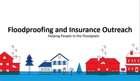 Floodproofing and Insurance Outreach Title Graphic