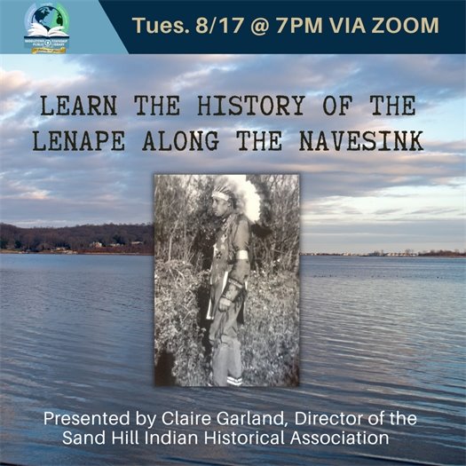 Learn Lenape History with MTPL on 8/17 at 7 PM via Zoom