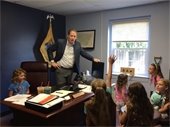 Brownie Troop 1230 Visits Town Hall