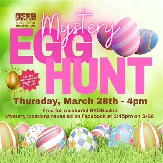 Middletown Recreation Mystery Egg Hunt