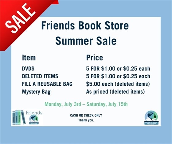 Friends of MTPL Book Sale