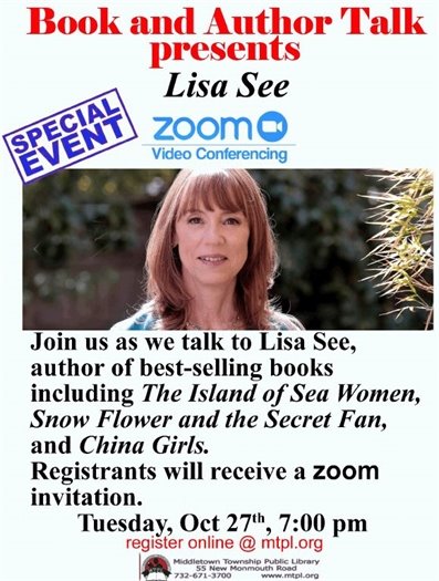 MTPL Book and Author Talk with Lisa See 