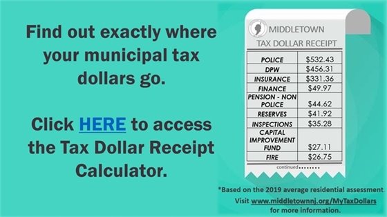 Tax Dollar Receipt Calculator