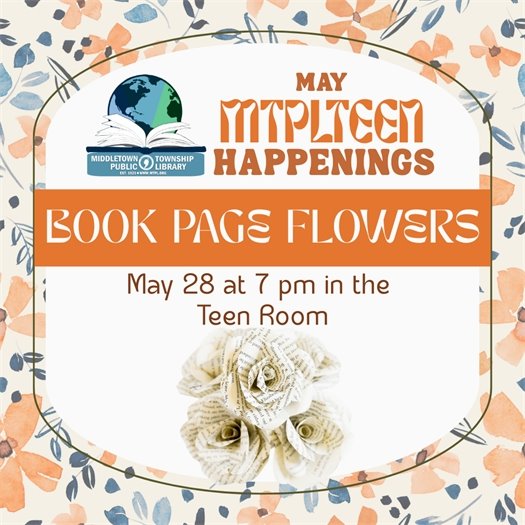 MTPL Book Page Flowers