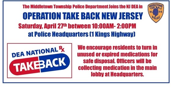 DEA National Take Back