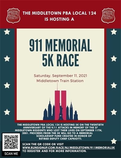  PBA Local 124's 9/11 Memorial 5K Race