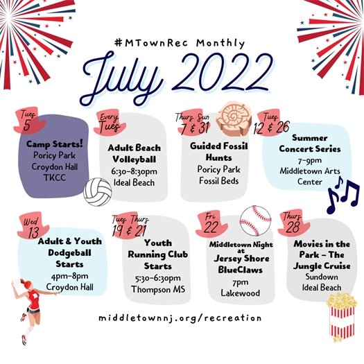 Middletown Recreation July 2022