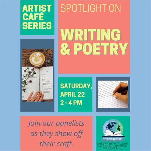 MTPL Artist Cafe: Spotlight on Writing and Poetry