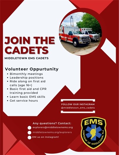 Middletown EMS Cadets Flyer