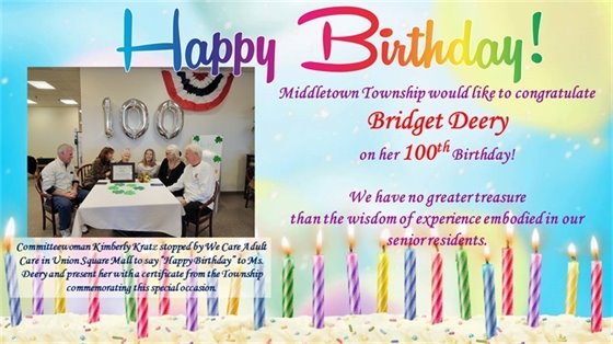 Bridget Deery 100th Birthday