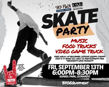 Skate Party newsflash