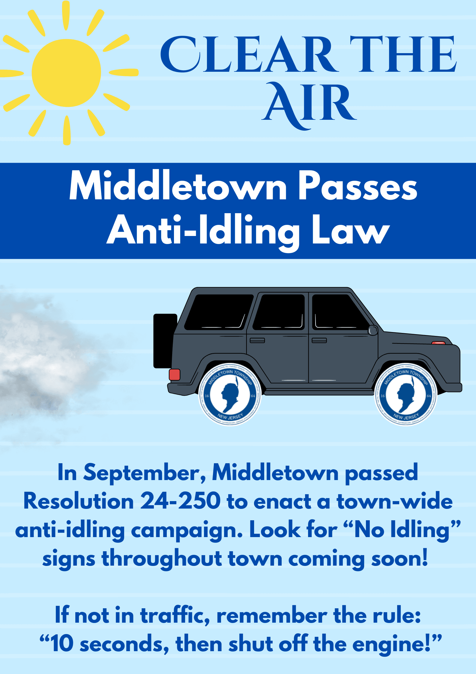 Anti-Idling Clear the Air October 2024